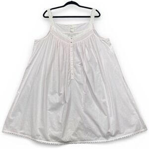 Vintage Eileen West Nightgown Pink XL